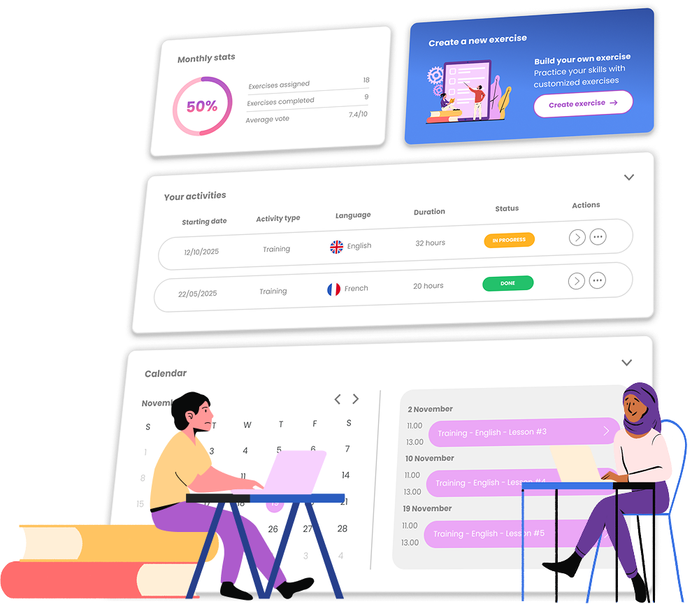 Learn a language that fits your life